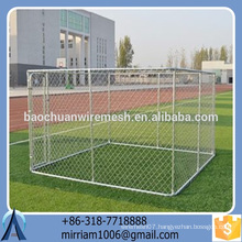 Baochuan powder coating galvanized customizable dog kennel/pet house/dog cage/run/carrier